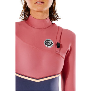 Zip Free 2022 Rip Curl E-bomb 5/3mm Wsmyjg Para Mujer - Rosa Pizarra